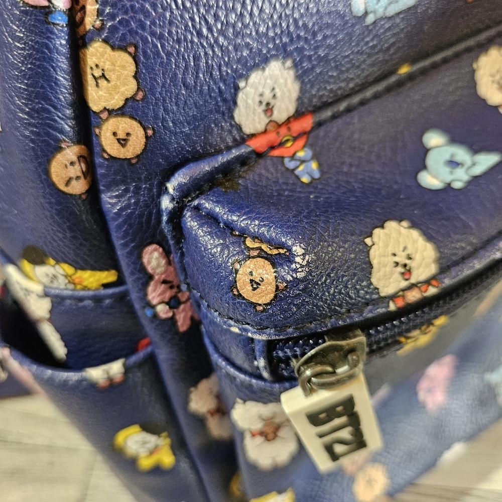 BTS BT21 All Over Print Mini Backpack K-Pop - Picture 7 of 12